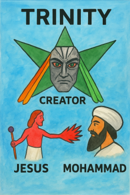Trinity of Christian Muslim